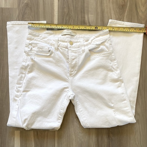 Joe’s The Scout white destroyed button fly jeans. Size 27 - Picture 5 of 11